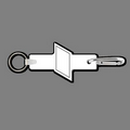 Key Clip W/ Key Ring & 2" Parallelogram Key Tag